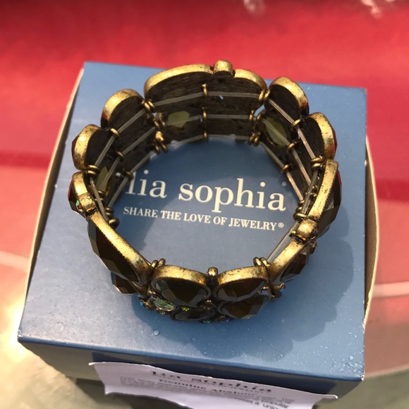 Lia Sophia stunning genuine Albalone bracelet - Picture 5 of 6